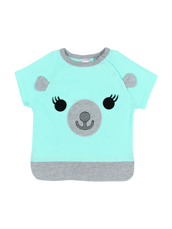 картинка ЧЗ Футболка для детей 1-4 лет, 100% х/б, BONITO KIDS/OP476/уп.4шт./меш.624 шт. от BonitoKids