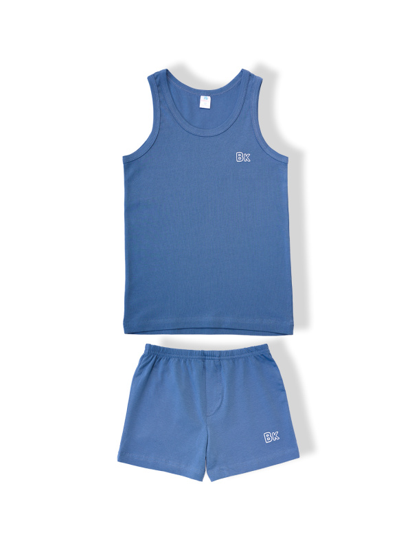 картинка БГ_ЧЗ Комплект для мальчика (майка и трусы), 3-7 лет, 92% хлопок, 8% лайкра, BONITO KIDS/SS6084(ЧЗ)/уп.5шт./меш.600шт. от BonitoKids