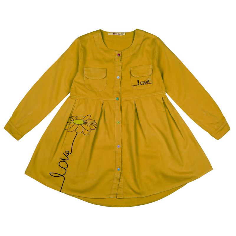 картинка КГ_ОТ Платье для девочки 8-12 лет 100% хлопок BONITO KIDS/OP891/уп.5шт.меш/200шт. от BonitoKids