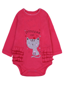 картинка Боди для детей 62-80 см 100% хлопок BONITO KIDS/уп.4шт/меш.520шт от BonitoKids