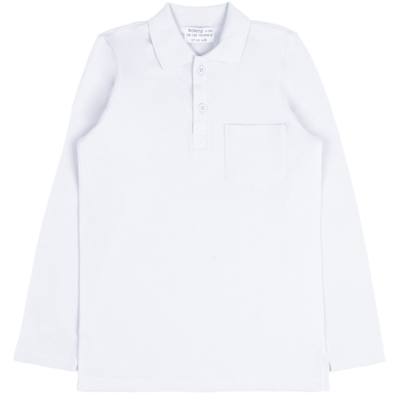 картинка ЧЗ Рубашка для мальчика 8-12 лет 100% хлопок BONITO KIDS /OP1475(ЧЗ)/уп.5шт./меш.260шт. от BonitoKids