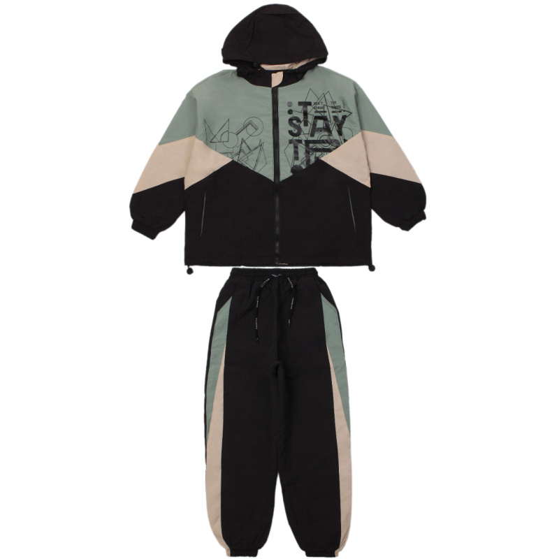 картинка ЧЗ Костюм для мальчика, 9-12 лет, 100% полиэстер, BONITO KIDS/OP102(ЧЗ)/уп.4шт./меш.80шт. от BonitoKids