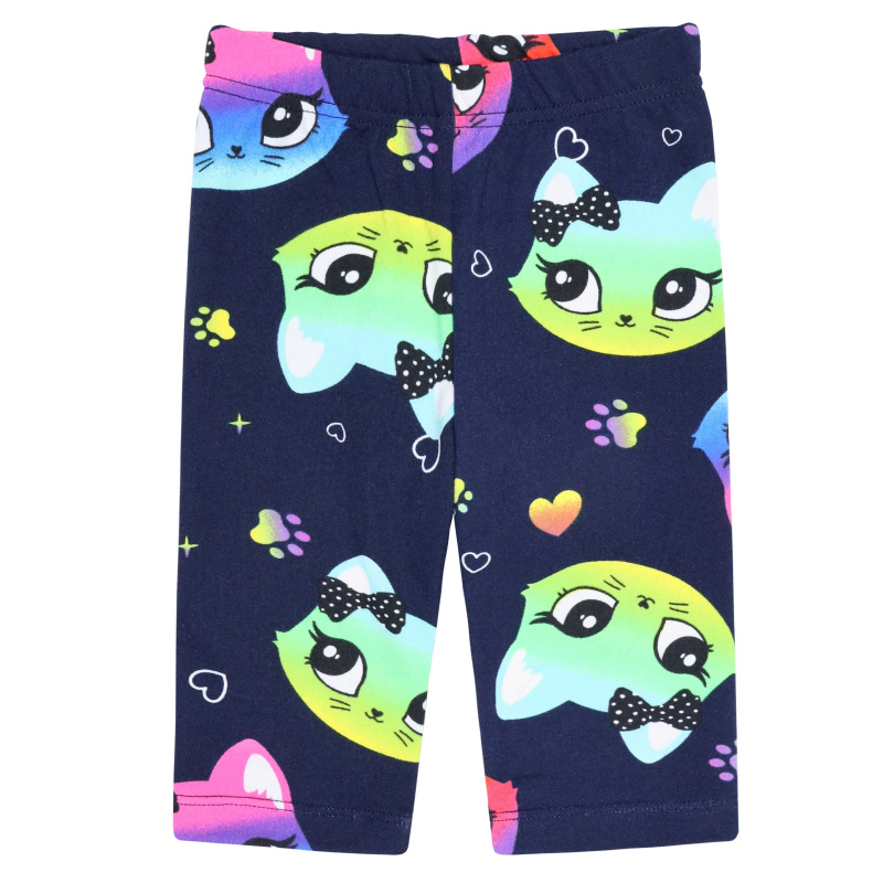 картинка КГ Бриджи для девочки 3-7 лет 60% хлопок, 40% полиэстер BONITO KIDS/BK1327B(04-24)/уп.5шт./меш.900шт. от BonitoKids