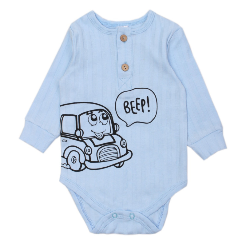 картинка ЧЗ Боди для детей 62-86 см 100% х/б BONITO KIDS/OP1362/уп.5шт./меш.540шт. от BonitoKids