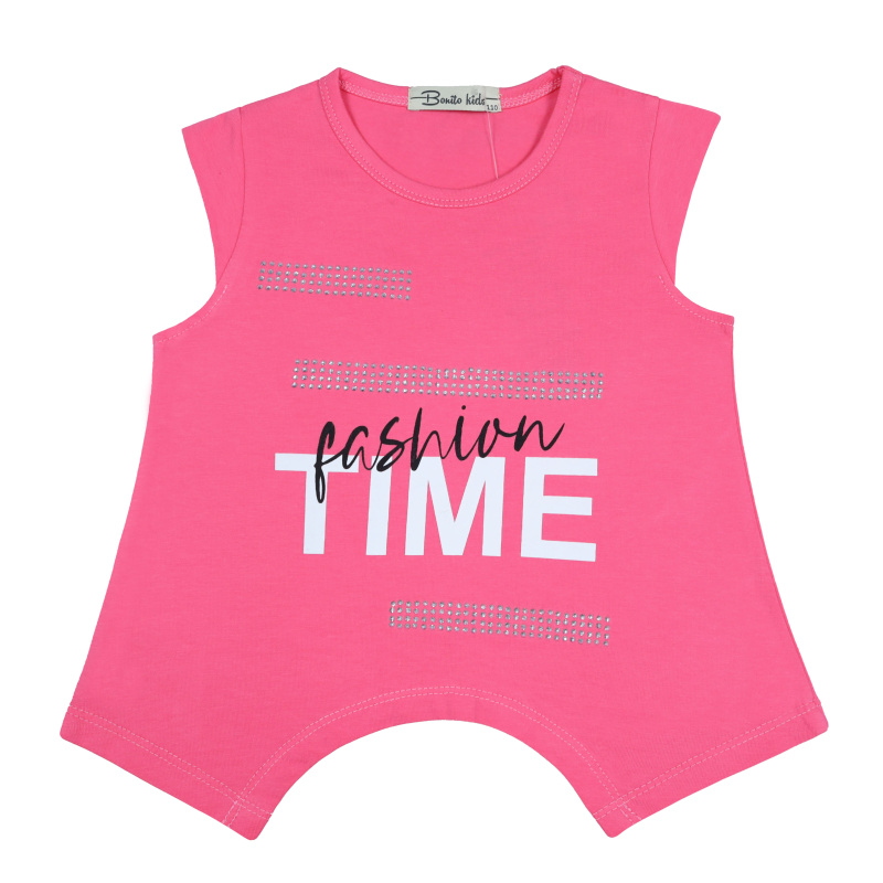 картинка БГ_ЧЗ Майка для девочки 5-8 лет 92% хлопок, 8% лайкра BONITO KIDS/BK1586K(ЧЗ)/ 4шт./меш.700шт. от BonitoKids