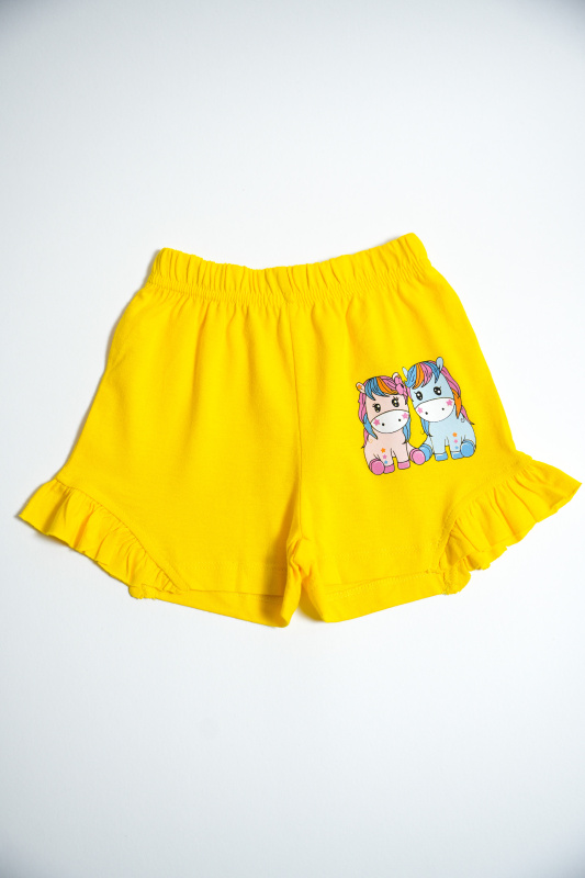 картинка БГ_ЧЗ Шорты для девочки 1,5-4 лет 100% хлопок BONITO KIDS/BK0101D(ЧЗ)/уп.4шт./меш.800шт. от BonitoKids