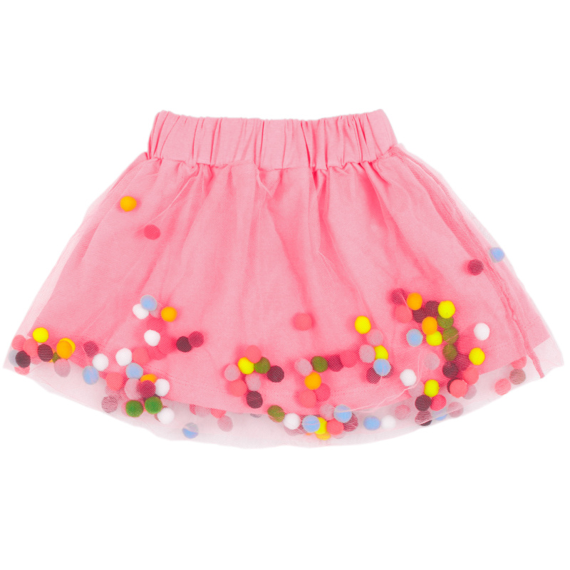 картинка БГ_ЧЗ Юбка для девочки 2-6 лет 95% хлопок, 5% эластан BONITO KIDS/OP1292(ЧЗ)/уп.5шт./меш.270шт. от BonitoKids