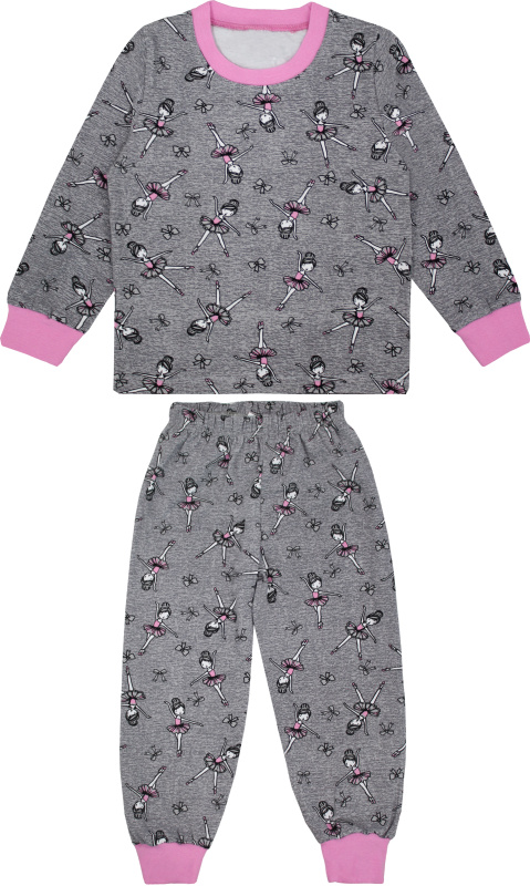 картинка БГ_ЧЗ Пижама для девочки  3-7 лет 100% хлопок BONITO KIDS/SS6043D(01-24)(ЧЗ)/уп.5шт./меш.225шт. от BonitoKids