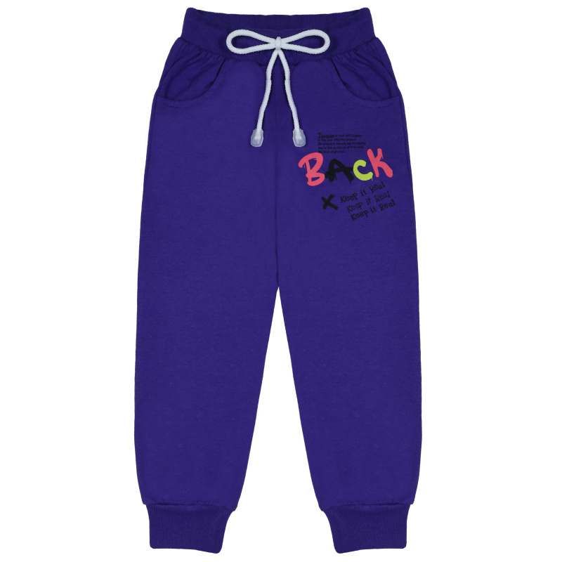 картинка БГ_ЧЗ Штаны для девочки, 3-7 лет, 100% хлопок, BONITO KIDS/BK1617B(ЧЗ)/уп.5шт/меш.400шт. от BonitoKids