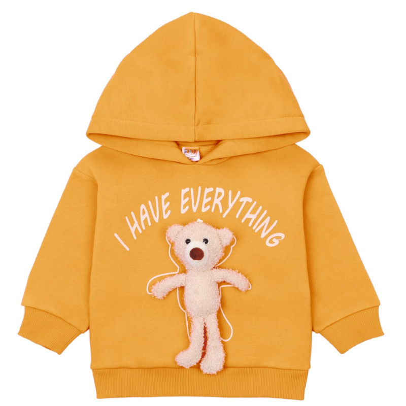 картинка ЧЗ Толстовка для детей 2-5 лет 95% хлопок, 5% эластан BONITO KIDS/OP1264(ЧЗ)/уп.4шт./меш.120шт. от BonitoKids