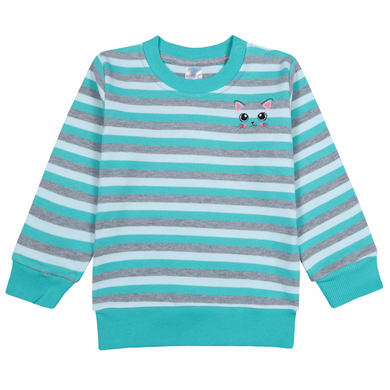 картинка БГ_ЧЗ Джемпер для девочки 2-5 лет BONITO KIDS/BK0882DJ(05-24)(ЧЗ)/уп.4шт./меш.440шт. от BonitoKids
