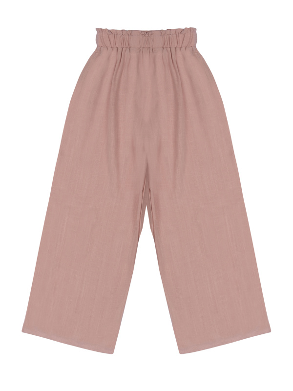 картинка ЧЗ Брюки для девочки, 8-12 лет, 65% вискоза 35% лен, BONITO KIDS/OP1957(ЧЗ)/уп.5шт./меш.200шт. от BonitoKids