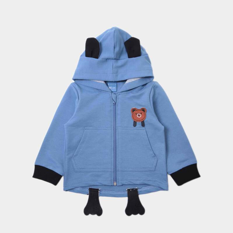 картинка КГ_Худи для детей 80-98 см 65% хлопок, 27% полиэстер, 8% эластан BONITO KIDS/OP1856(01-23)/уп.4шт./меш.260шт. от BonitoKids