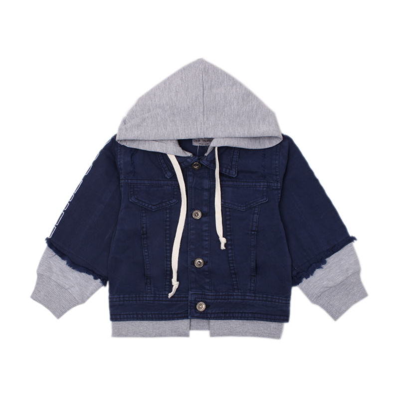 картинка ЧЗ_Куртка для мальчика 3-7 лет 100% хлопок BONITO KIDS/OP1440(02-22)(ЧЗ)/уп.5шт./меш.120шт. от BonitoKids