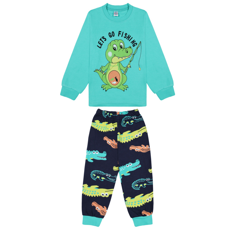 картинка БГ_ЧЗ Пижама для мальчика 3-7 лет 100% хлопок BONITO KIDS/BK1770PJ(01-23)/уп.5шт./меш.200шт. от BonitoKids