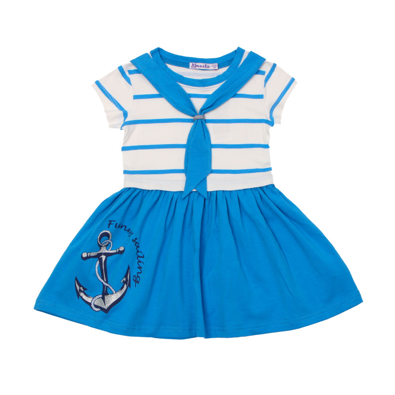 картинка ЧЗ Платье для девочки 2-6 лет 95% хлопок, 5% эластан BONITO KIDS/OP1490(ЧЗ)/уп.5шт./меш.300шт от BonitoKids