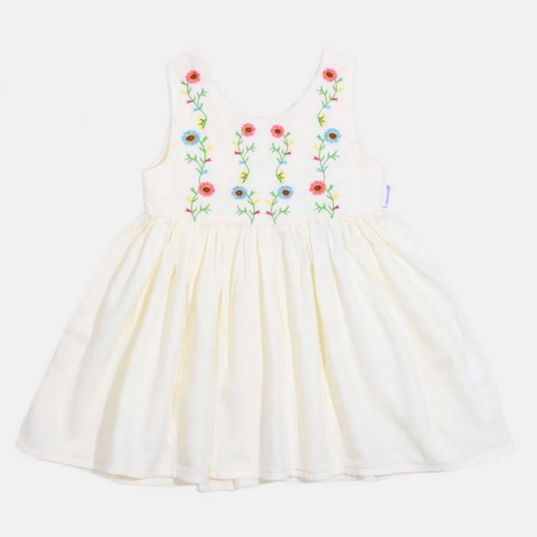 картинка ЧЗ Платье для девочки 3-7 лет 100% хлопок BONITO KIDS/OP1675(ЧЗ)/уп.5шт./меш330.шт. от BonitoKids