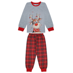 картинка БГ Пижама для детей 7-11 лет 100% хлопок BONITO KIDS/BK1496PJ(08-24)/уп.5шт./меш.250шт. от BonitoKids