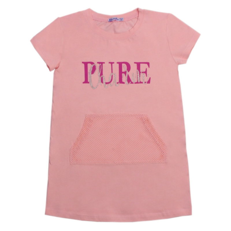 картинка БГ_ЧЗ Туника для девочки 8-12 лет 95% хлопок, 5% эластан BONITO KIDS/OP1399(ЧЗ)/уп.5шт./меш.300шт. от BonitoKids