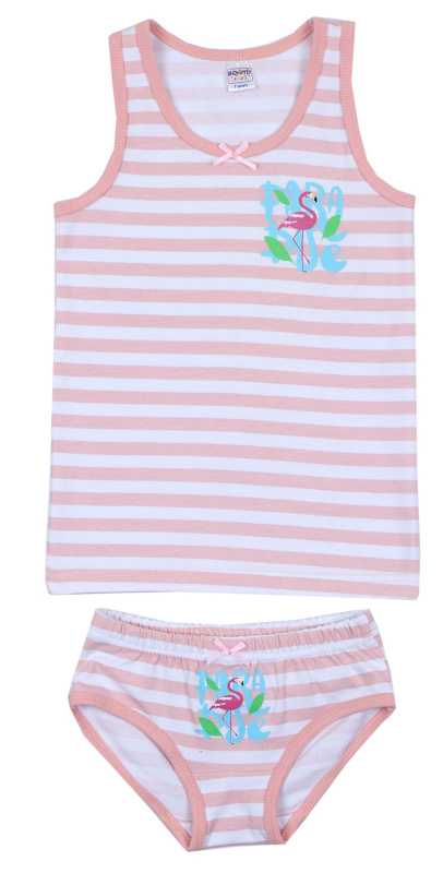 картинка ЧЗ Комплект для девочки (майка,трусы) 7-11 лет BONITO KIDS/BK1226KP(01-22)/5шт.уп./меш.450шт. от BonitoKids