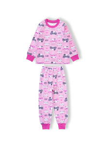 картинка БГ Пижама для девочки 3-7 лет 100% хлопок BONITO KIDS/SS6127(08-24)/уп.5шт./меш.200шт. от BonitoKids
