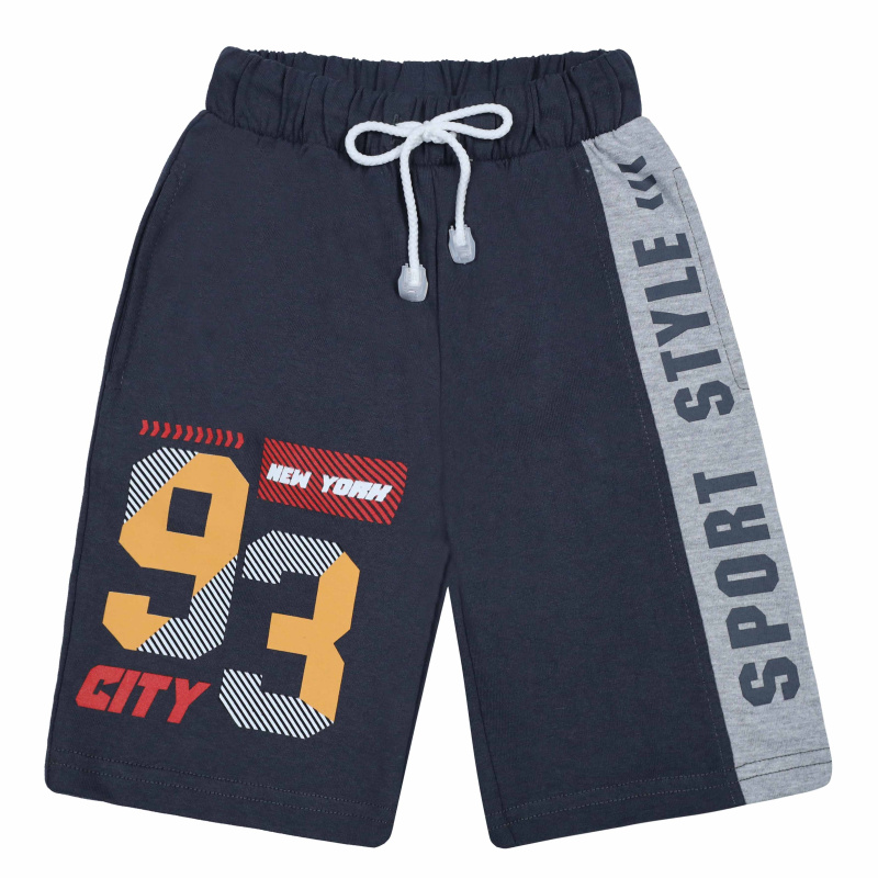 картинка ЧЗ Шорты для мальчика 3-7 лет 100% хлопок BONITO KIDS/BK1431SH(ЧЗ)/уп.5шт./меш.450шт. от BonitoKids