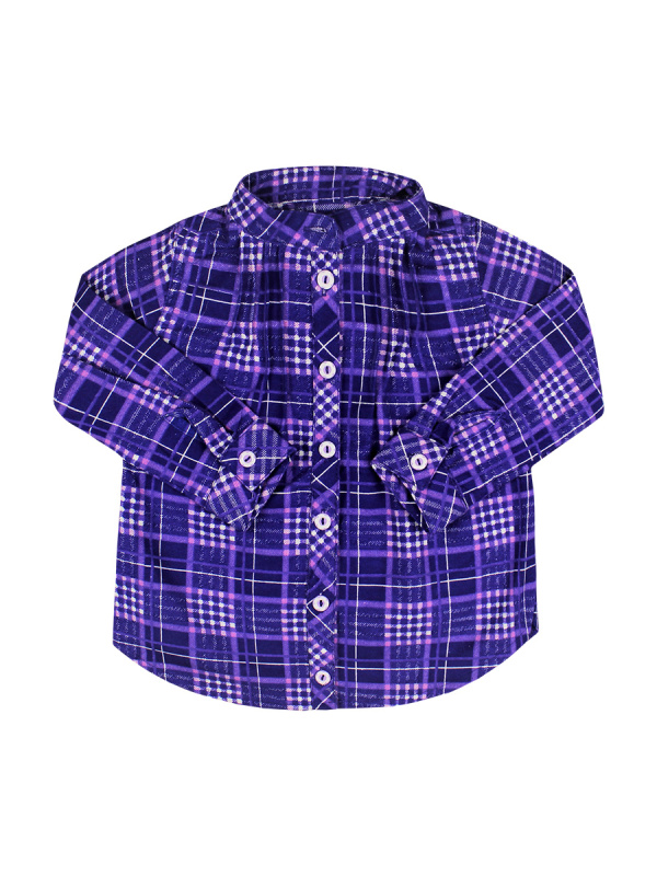 картинка КГ Рубашка для девочек 2-5 лет 100% хлопок BONITO KIDS BONITO KIDS/BK541T/уп.4шт./меш.336шт. от BonitoKids
