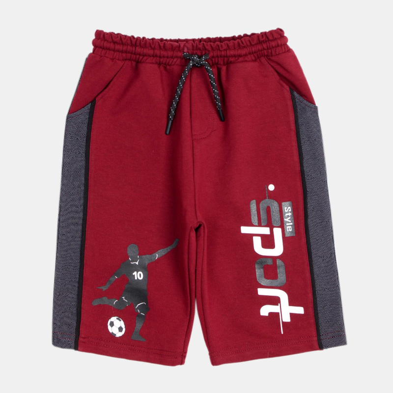 картинка ЧЗ Шорты для мальчика 8-12 лет 65% хлопок, 30% полиэстер, 5% лайкра BONITO KIDS/OP1355(ЧЗ)/уп.5шт/меш.210шт. от BonitoKids