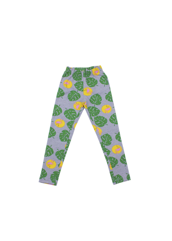 картинка ЧЗ Лосины для девочки 7-11 лет 92% хлопок, 8% лайкра BONITO KIDS/BK1166L(ЧЗ)/уп.5шт./меш.460шт. от BonitoKids