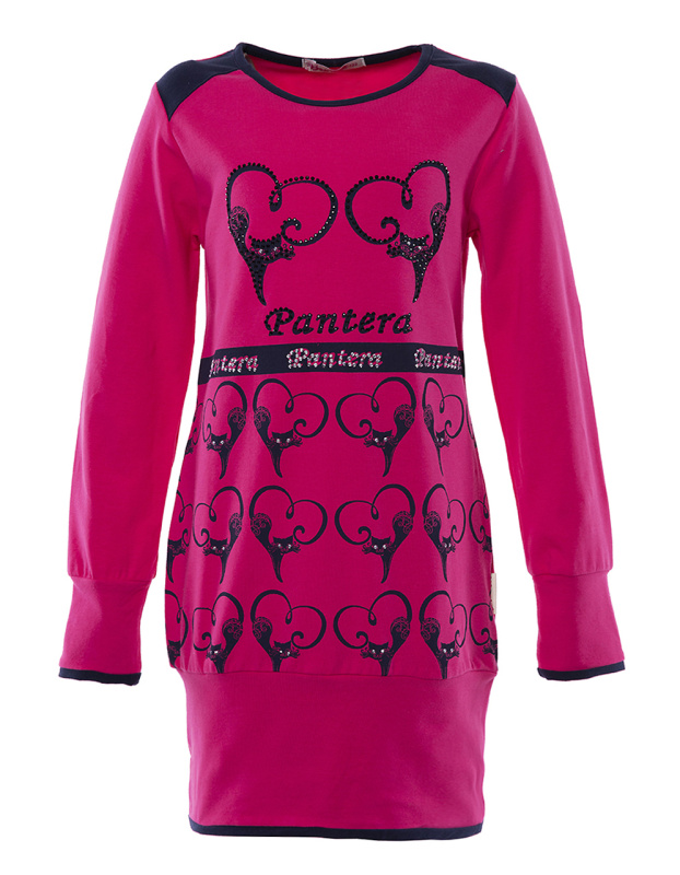 картинка КГ Туника для девочки 7-10 лет 92% хлопок, 8% лайкра  BONITO KIDS/BK434T/уп.4шт./меш.300шт. от BonitoKids