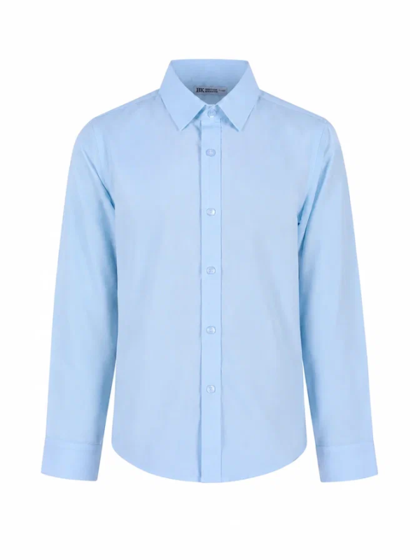 картинка ЧЗ Рубашка для мальчика 7-11 лет 65 %ХБ 35 %пэ, BONITO KIDS/OP1469RM(ЧЗ)/уп.5шт./меш.140шт. от BonitoKids