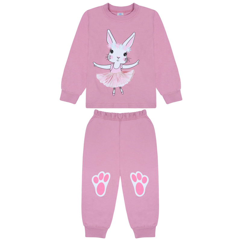 картинка БГ_ЧЗ Пижама для девочки 3-7 лет BONITO KIDS/BK0976PJD(10-25)(ЧЗ)/уп.5шт./меш.280шт. от BonitoKids