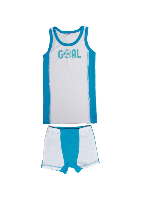 картинка ЧЗ Комплект для мальчика (майка,трусы) 7-11 лет BONITO KIDS/BK1466MT(01-22)/уп.5шт./меш.360шт. от BonitoKids