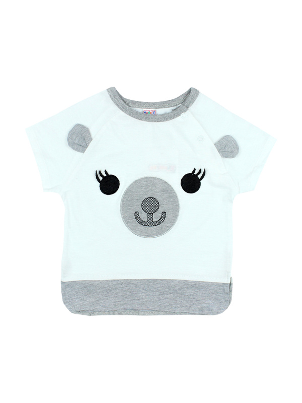 картинка ЧЗ Футболка для детей 1-4 лет, 100% х/б, BONITO KIDS/OP476/уп.4шт./меш.624 шт. от BonitoKids