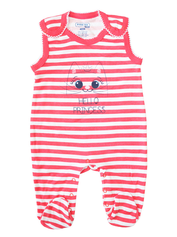 картинка КГ_ОТ Полукомбинезон для новорожденных 100% х/б 62-80 см, BONITO KIDS/OP348/уп.4шт./меш.440шт. от BonitoKids