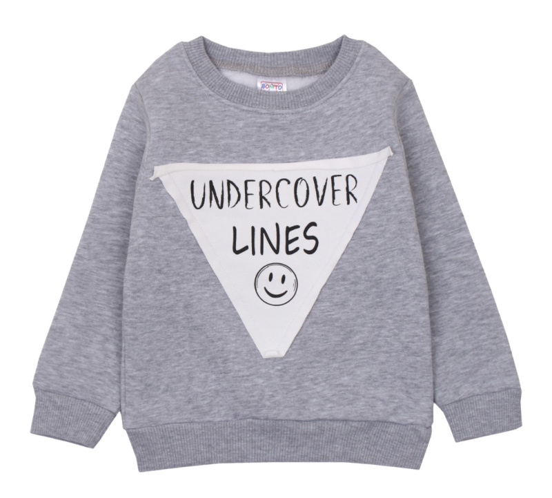 картинка ЧЗ Свитшот для мальчика 2-5 лет 95% хлопок, 5% эластан BONITO KIDS/OP1269(ЧЗ)/уп.4шт./меш.192шт. от BonitoKids