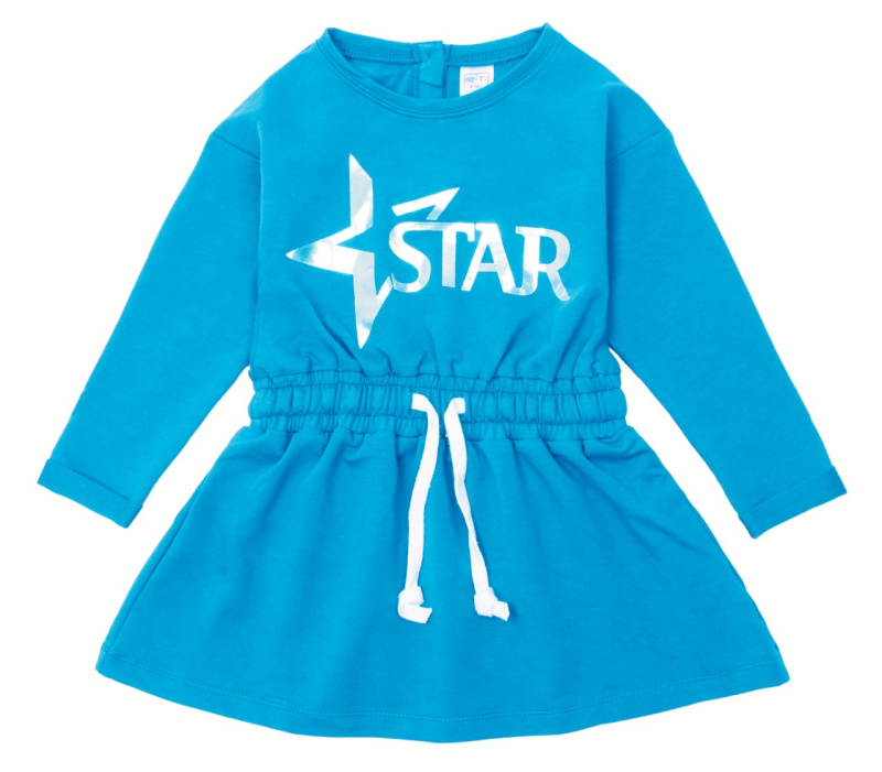 картинка ЧЗ Платье для девочки 3-7 лет 65% хлопок, 27% пэ, 8% эластан BONITO KIDS/OP1244(ЧЗ)/уп.5шт./меш 210шт. от BonitoKids