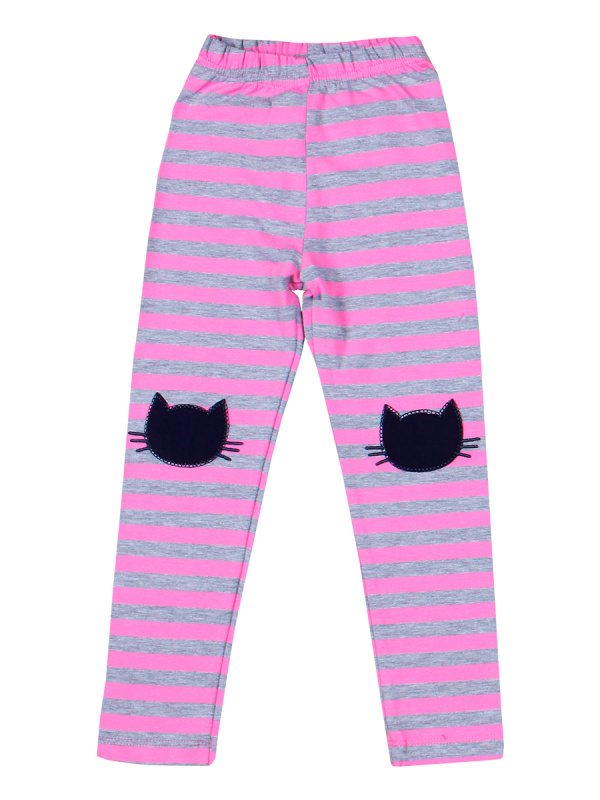 картинка ЧЗ Лосины для девочки 2-6 лет 92% хлопок, 8% лайкра BONITO KIDS/BK1298L(ЧЗ)/уп.5 шт./меш.650 от BonitoKids