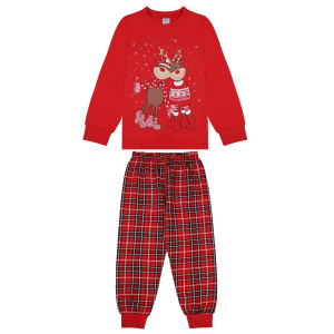 картинка БГ Пижама для детей 7-11 лет 100% хлопок BONITO KIDS/BK1496PJ10-24/уп.5шт./меш.250шт. от BonitoKids