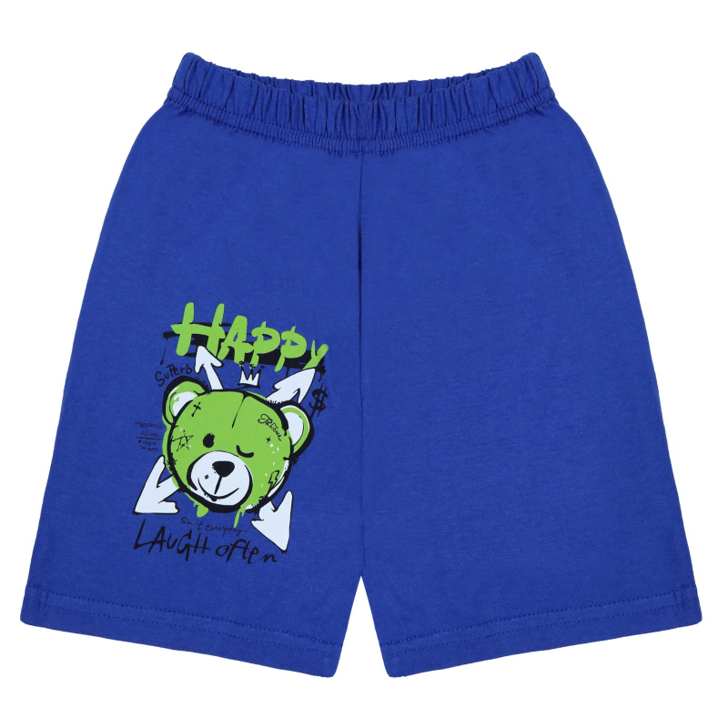 картинка БГ_ЧЗ Шорты для мальчика 3-7 лет 100% хлопок BONITO KIDS/BK0103SHM(01-24)(ЧЗ)/уп.5шт./меш.800шт. от BonitoKids