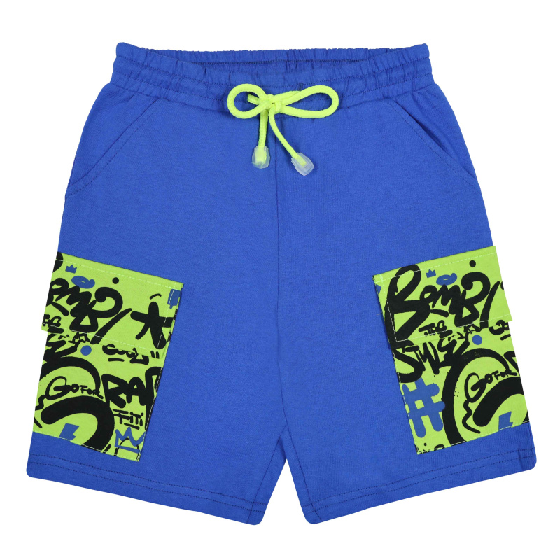 картинка БГ_ЧЗ Шорты для мальчика 8-12 лет 100% хлопок BONITO KIDS/BK1652SH(ЧЗ)/уп.5шт./меш.380шт. от BonitoKids