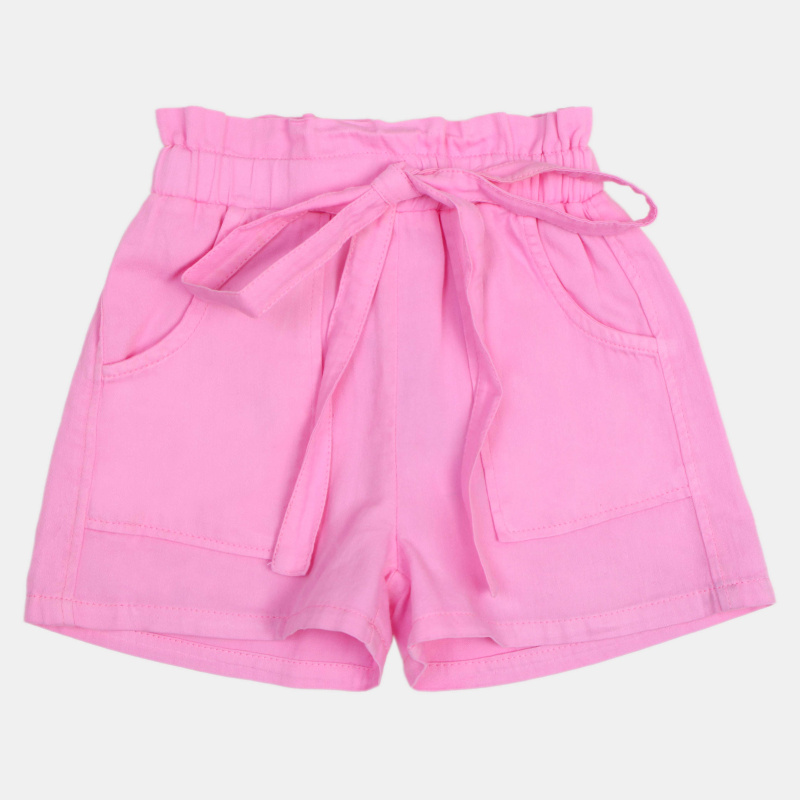 картинка ЧЗ Шорты для девочки 3-7 лет 100% хлопок BONITO KIDS/OP1660(12-23)(ЧЗ)/уп.5шт./меш.540шт. от BonitoKids