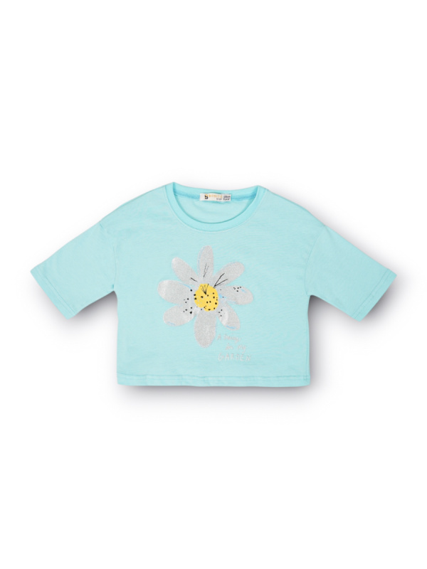 картинка ЧЗ Футболка для девочки 8-12 лет 100% хлопок BONITO KIDS/OP1964(ЧЗ)/5 шт./меш.300 шт от BonitoKids