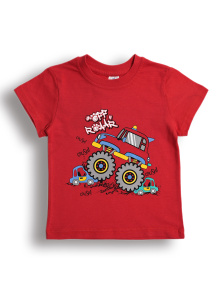 картинка БГ_ЧЗ Футболка для мальчика 1-4 лет 100% хлопок BONITO KIDS/BK0001M(2025)(ЧЗ)/уп.4шт./меш.800шт. от BonitoKids