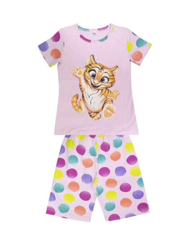 картинка ЧЗ Пижама для девочки 8-12 лет 100% хлопок BONITO KIDS/BK1687PJ/уп.5шт./меш.250шт. от BonitoKids