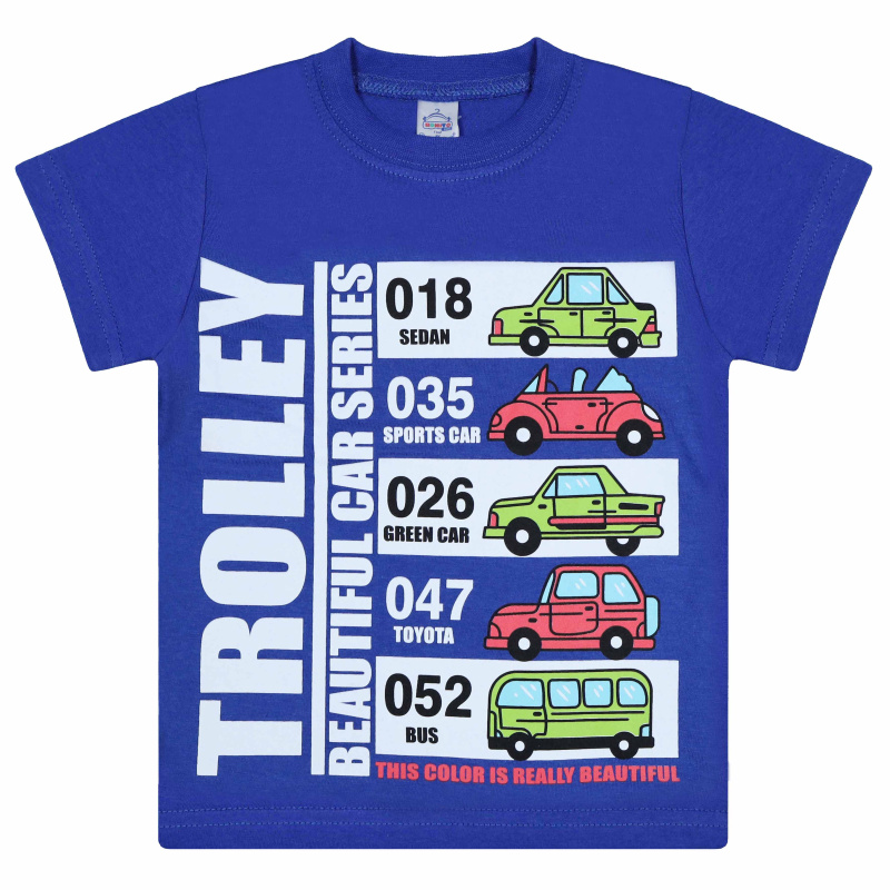 картинка БГ Футболка для мальчика 1,5-4 лет 100% хлопок BONITO KIDS/BK0001M(02-24)/уп.4шт./меш.800шт. от BonitoKids