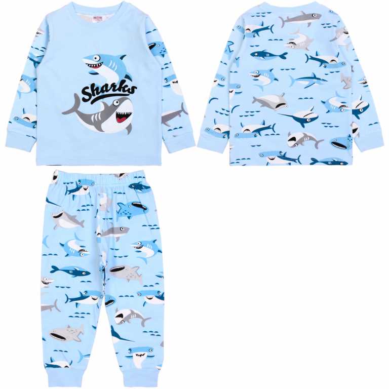 картинка БГ_ЧЗ Пижама для мальчика 3-7 лет 95% хлопок, 5% эластан BONITO KIDS/OP1391(ЧЗ)/уп.5шт./меш.250шт. от BonitoKids