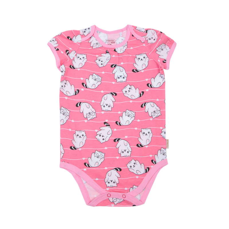 картинка ЧЗ Боди для детей 68-86 см 100% хлопок BONITO KIDS/OP1870(ЧЗ)/уп.4шт./меш.800шт. от BonitoKids
