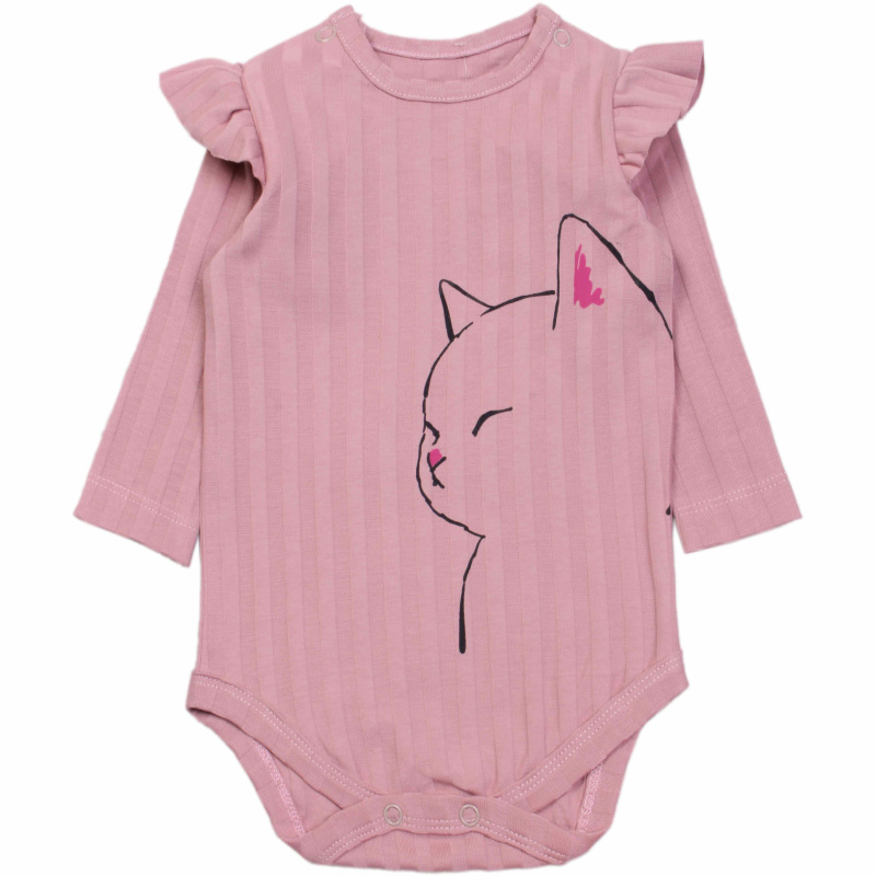 картинка ЧЗ Боди для девочки, 62-86,cm 100% Хб  BONITO KIDS/OP1723/уп.5 шт./меш.480 шт. от BonitoKids