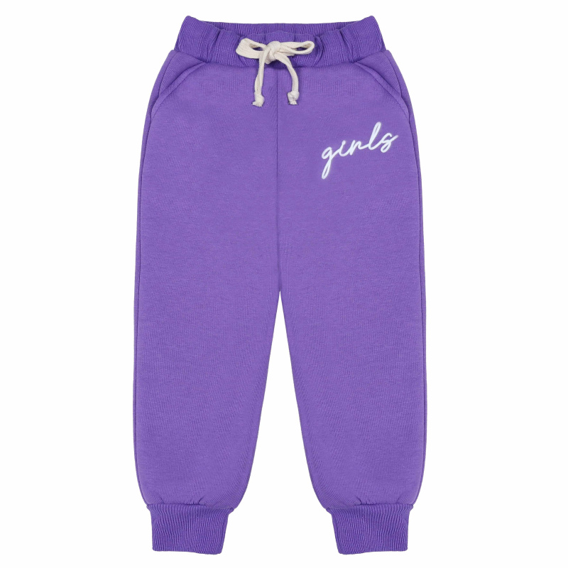 картинка БГ_ЧЗ Брюки для девочки, 8-12 лет, 85% хлопок, 15% пэ, BONITO KIDS/BK1713B(07-24)(ЧЗ)/уп.5шт./меш.105шт. от BonitoKids